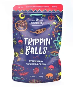 300mg THC infused Trippin Balls – Adorable